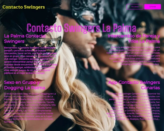 Contacto Swingers La Palma