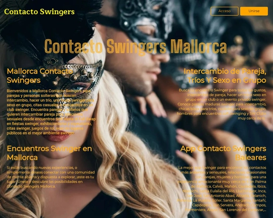 Contacto Swingers Mallorca