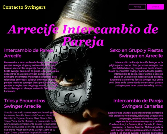 Intercambio de Pareja Arrecife