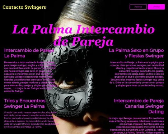 Intercambio de Pareja La Palma