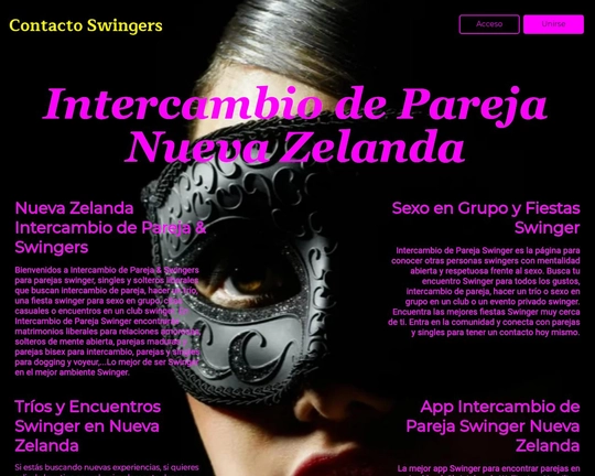 Intercambio de Pareja Nueva Zelanda