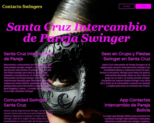 Intercambio de Pareja Santa Cruz